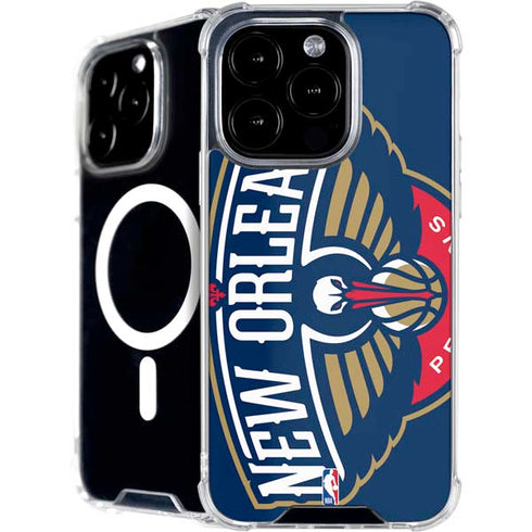 NBA New Orleans Pelicans Large Logo iPhone 16 Pro MagSafe Case